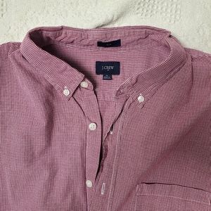 J. Crew Slim Fit Men's Plaid Casual Button Down